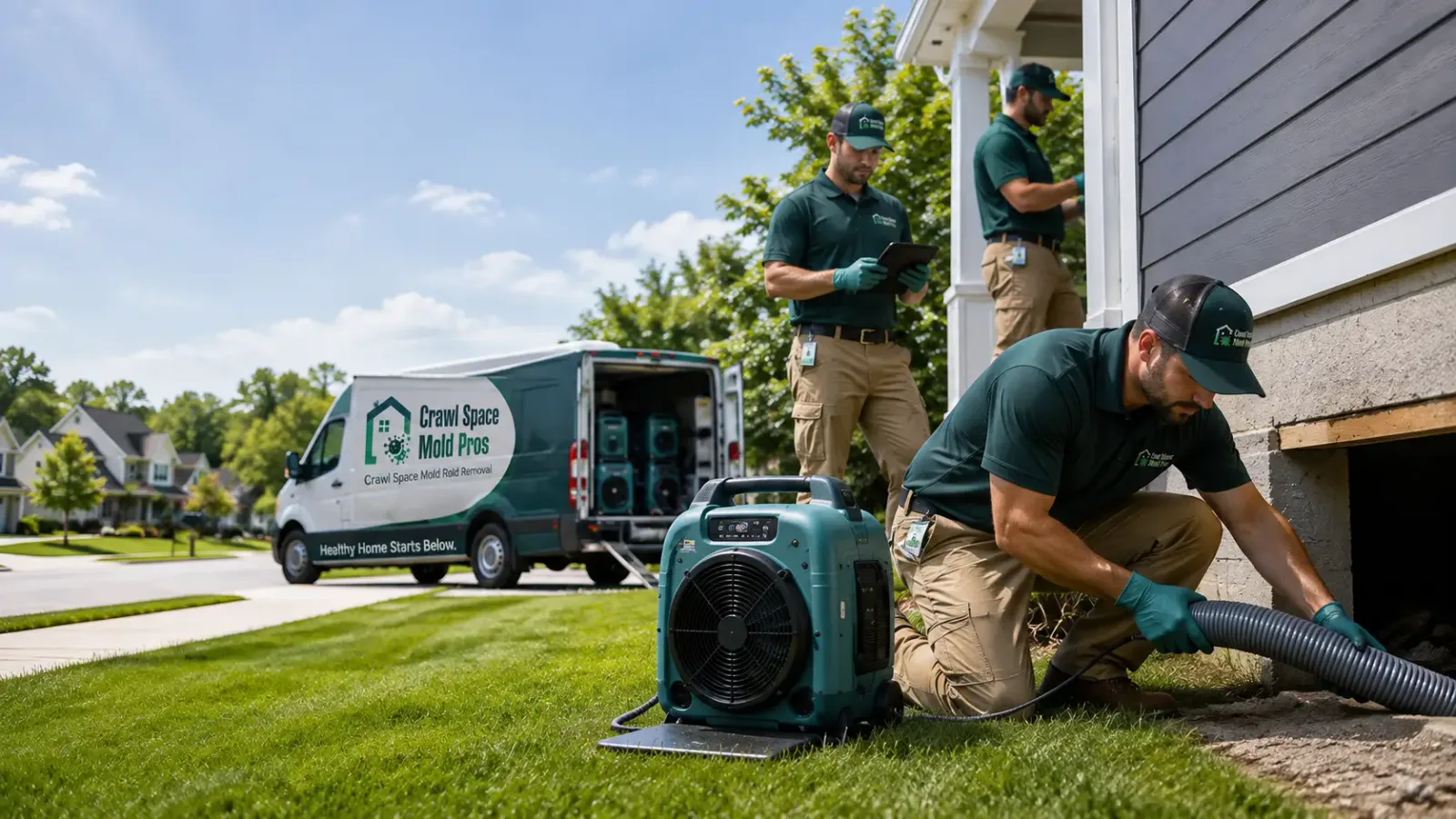 Crawl Space Mold Removal in East Wilton, ME